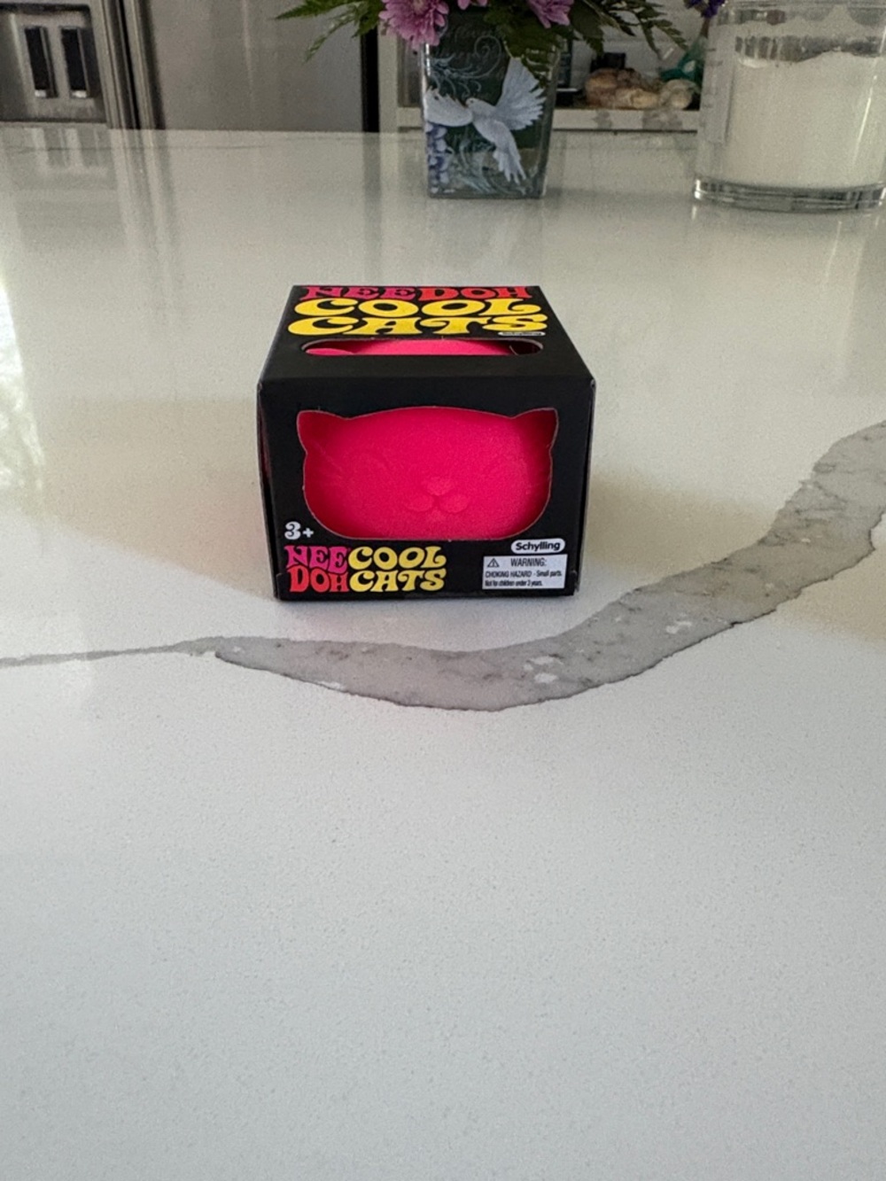Bright Pink Squeeze Toy
